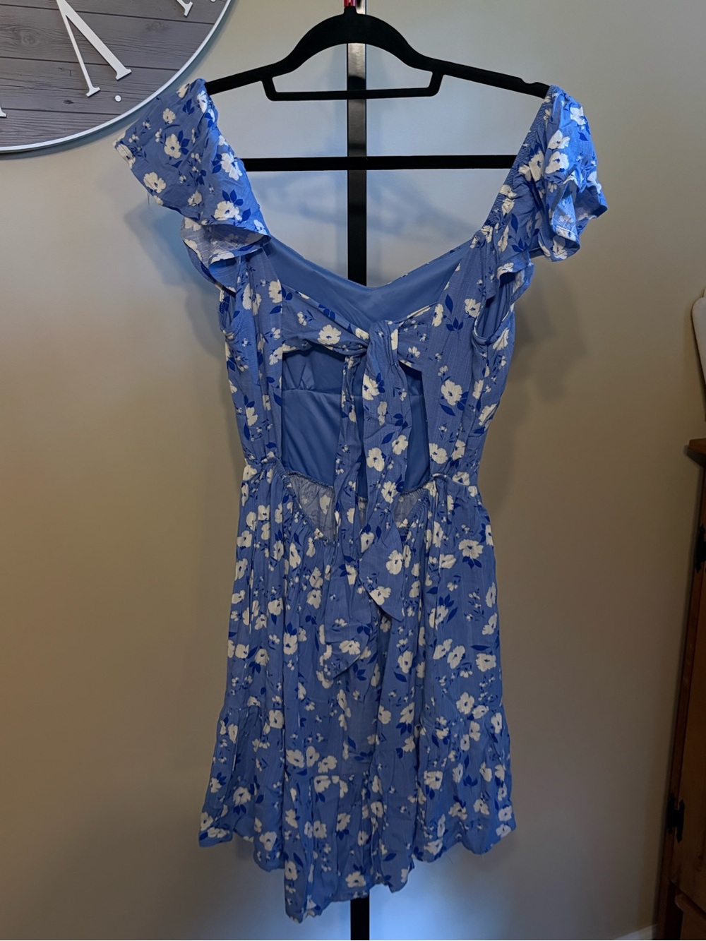 048 NWT Band of the Free Blue Floral Dress - Picture 5 of 9